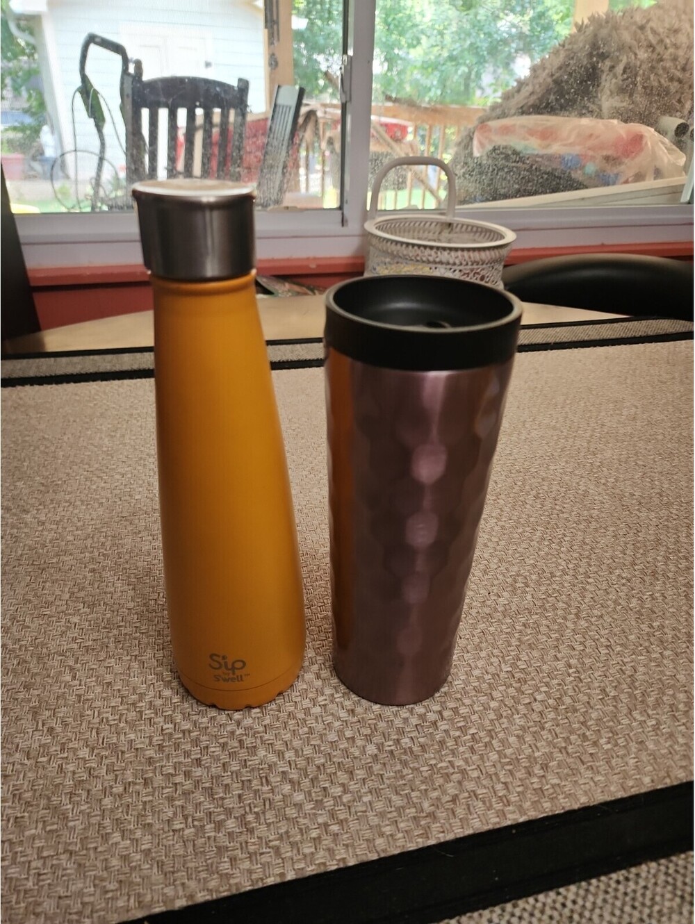 ~Lot Of 2 Stainless Steel Water Bottles - Sip By Swell 1 Ello Product S 18 Caffe